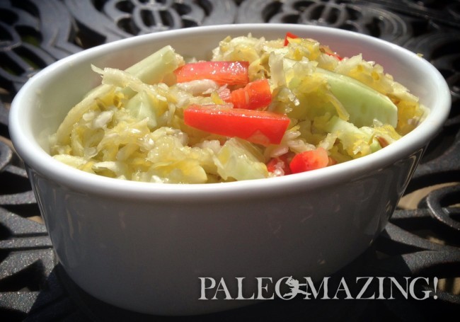 Paleo Thai Cabbage Slaw