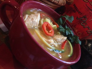 Spicy Mexican Chicken Zoodle Soup 2