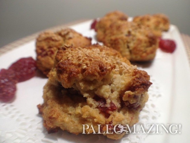 Paleo Strawberry Surprise Muffins