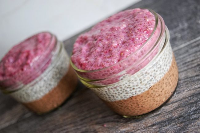 Chia Seed Pudding Neapolitan Style